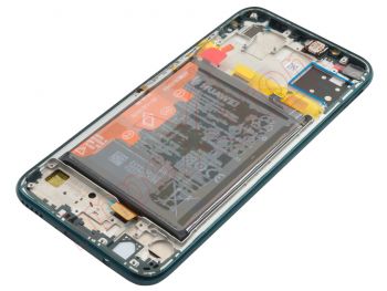 Black full screen Service Pack housing housing IPS LCD with Emerald green frame for Huawei P40 Lite, JNY-L21A, JNY-L01A, JNY-L21B, JNY-L22A, JNY-L02A, JNY-L22B